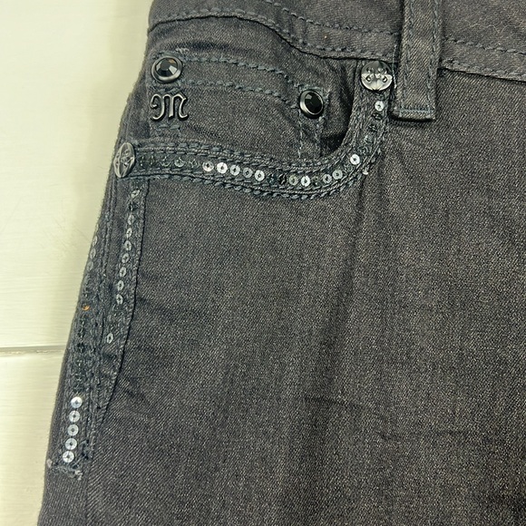 Miss Me Black 01 Signature Skinny Jeans Style JP7636S2 Size 31x30 - Picture 3 of 16